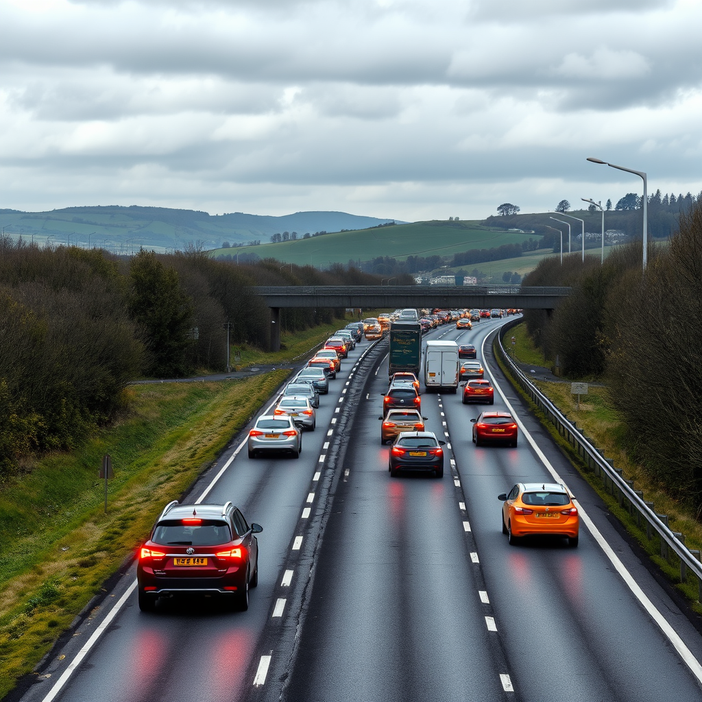 URGENT: Major tailbacks reported on motorways during evening commute